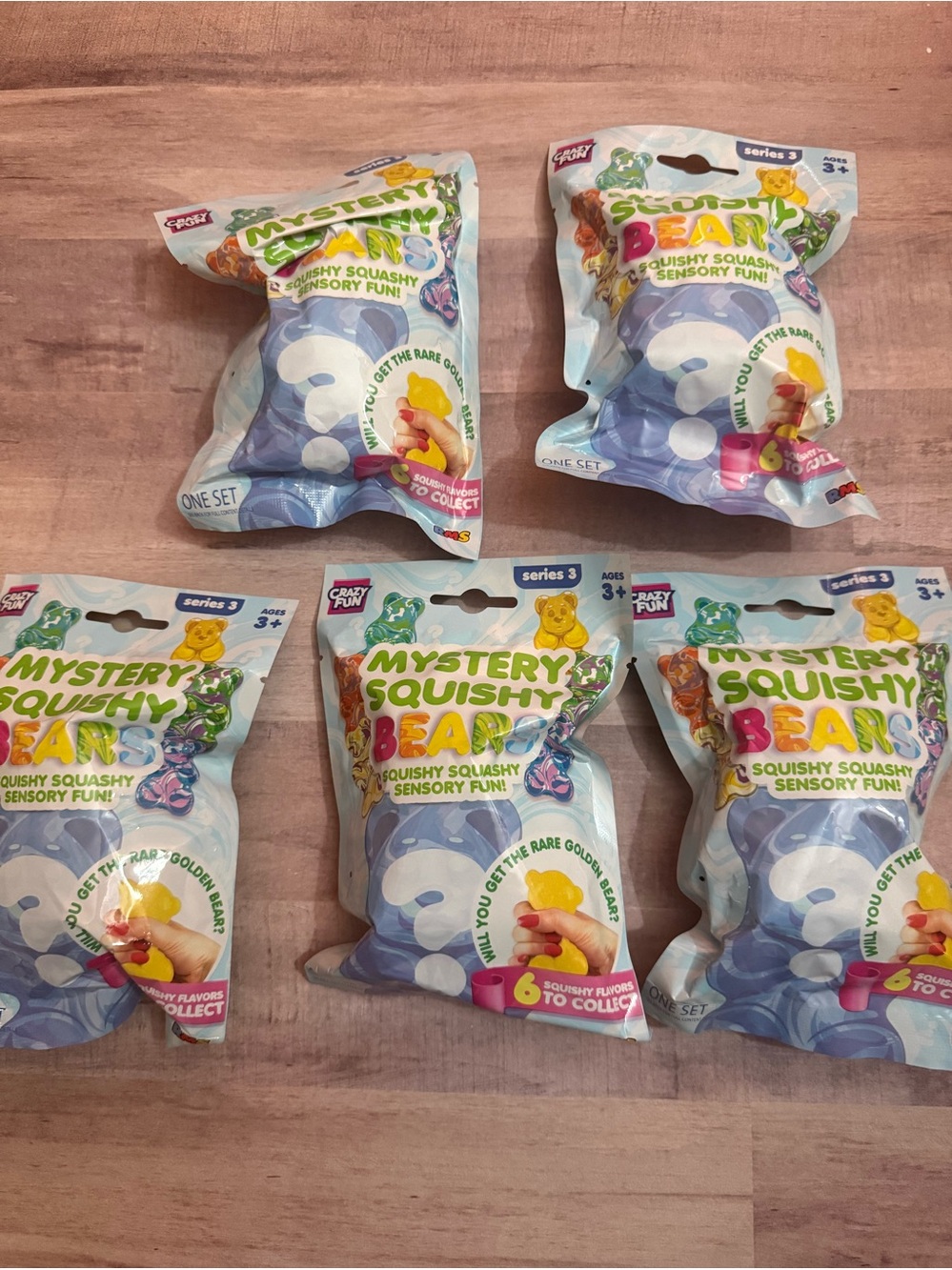 5 RMS Crazy Fun Mystery Squishy Toys